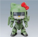 SD Gundam Cross Silhouette Hello Kitty / Zaku II Green
