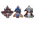Hasbro Transformers G1 Platinum Edition Seeker Squadron Coneheads Dirge Thrust Ramjet 3-Pack