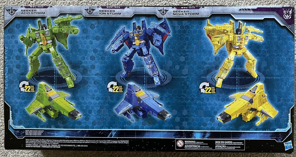 Hasbro Transformers War for Cybertron Siege Acid Storm, Ion Storm, Nova Storm 3-pack