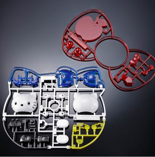 SD EX Standard Hello Kitty / RX-78-2 Gundam Clear Color Gundam Base Limited
