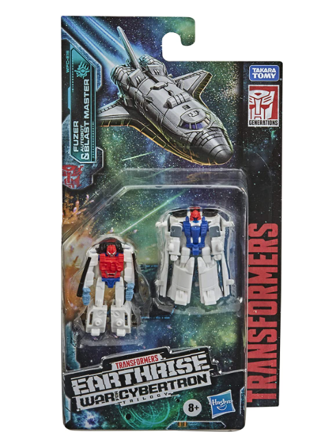 Hasbro Transformers War for Cybertron Earthrise Micromaster Fuzer &amp; Blast Master Two-Pack