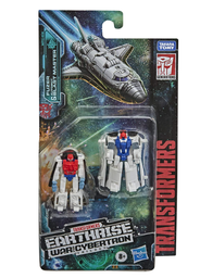 Hasbro Transformers War for Cybertron Earthrise Micromaster Fuzer &amp; Blast Master Two-Pack