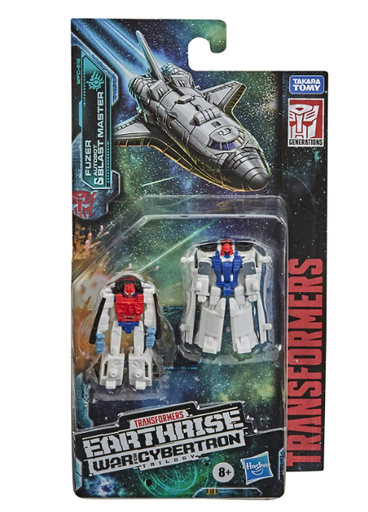 Hasbro Transformers War for Cybertron Earthrise Micromaster Fuzer & Blast Master Two-Pack